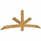 Ekena Millwork Alberta Rough Sawn Timber Gable Bracket, Western Red Cedar, 84"W x 28"H x 2"D x 4"F, 8/12 Pitch GBW084X28X0204ALB00RWR - alternate 5